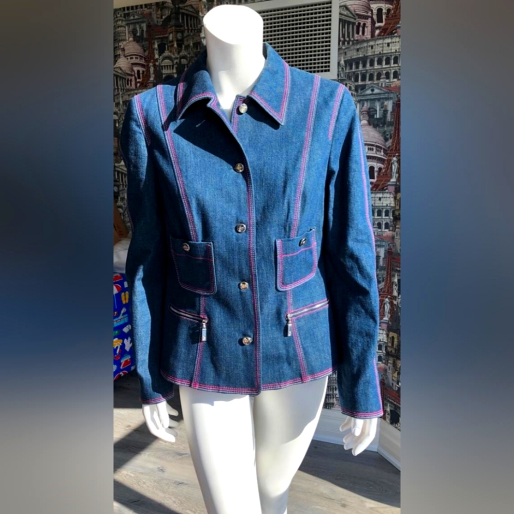 Escada denim jacket.